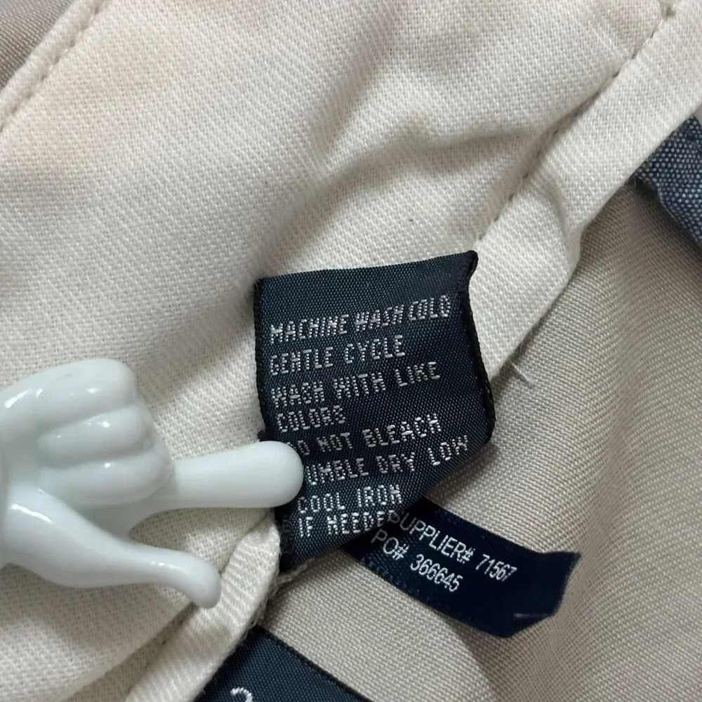Polo Ralph Lauren Pants Men's 36x29 Khaki Classic Fit Pleated Chino Preppy